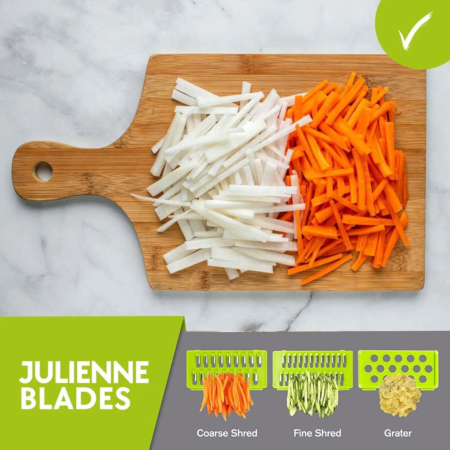 16 IN1 Mandoline Slicer Veggie Food Chopper Vegetable Cutter Tomato Carrot Grater Cheese French Onion Shredders Kitchen Tool