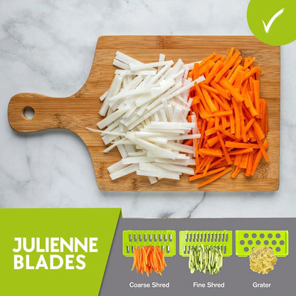 16 IN1 Mandoline Slicer Veggie Food Chopper Vegetable Cutter Tomato Carrot Grater Cheese French Onion Shredders Kitchen Tool