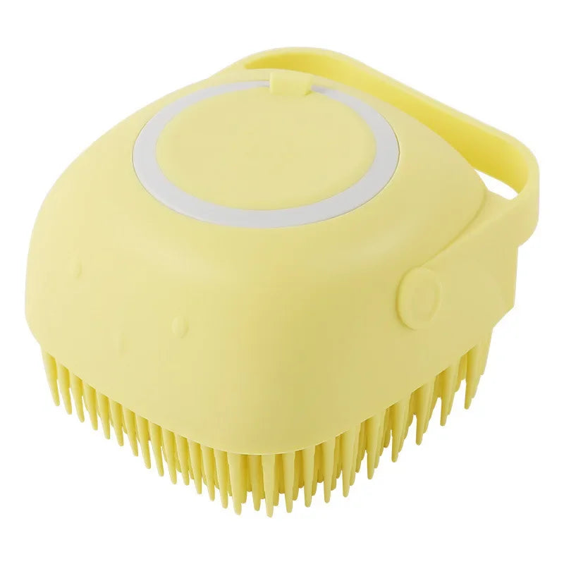 Pet Bathing Brush Soft Silicone Massager Shower Gel Bathing Brush Clean Tools Comb Puppy Big Dog Cat Cleaning Grooming Supplies