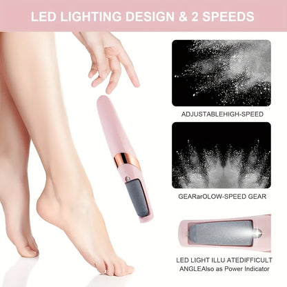 Flawless Pedi est un appareil rechargeable pour éliminer et lisser sans douleur